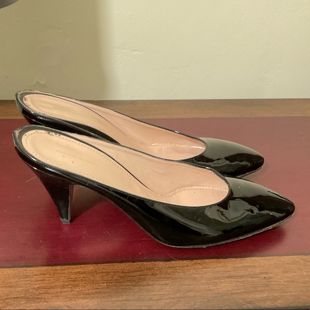 Mansur Gavriel patent pumps size 40